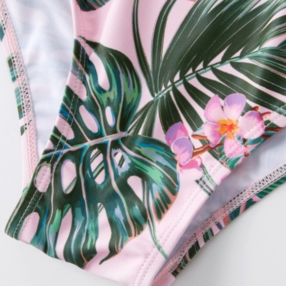 2-PC Pink Floral Bikini NWT - Picture 3 of 7